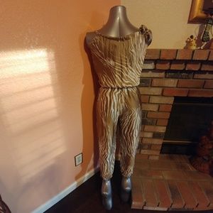 Sexy Print Jumpsuit -Sleeveless